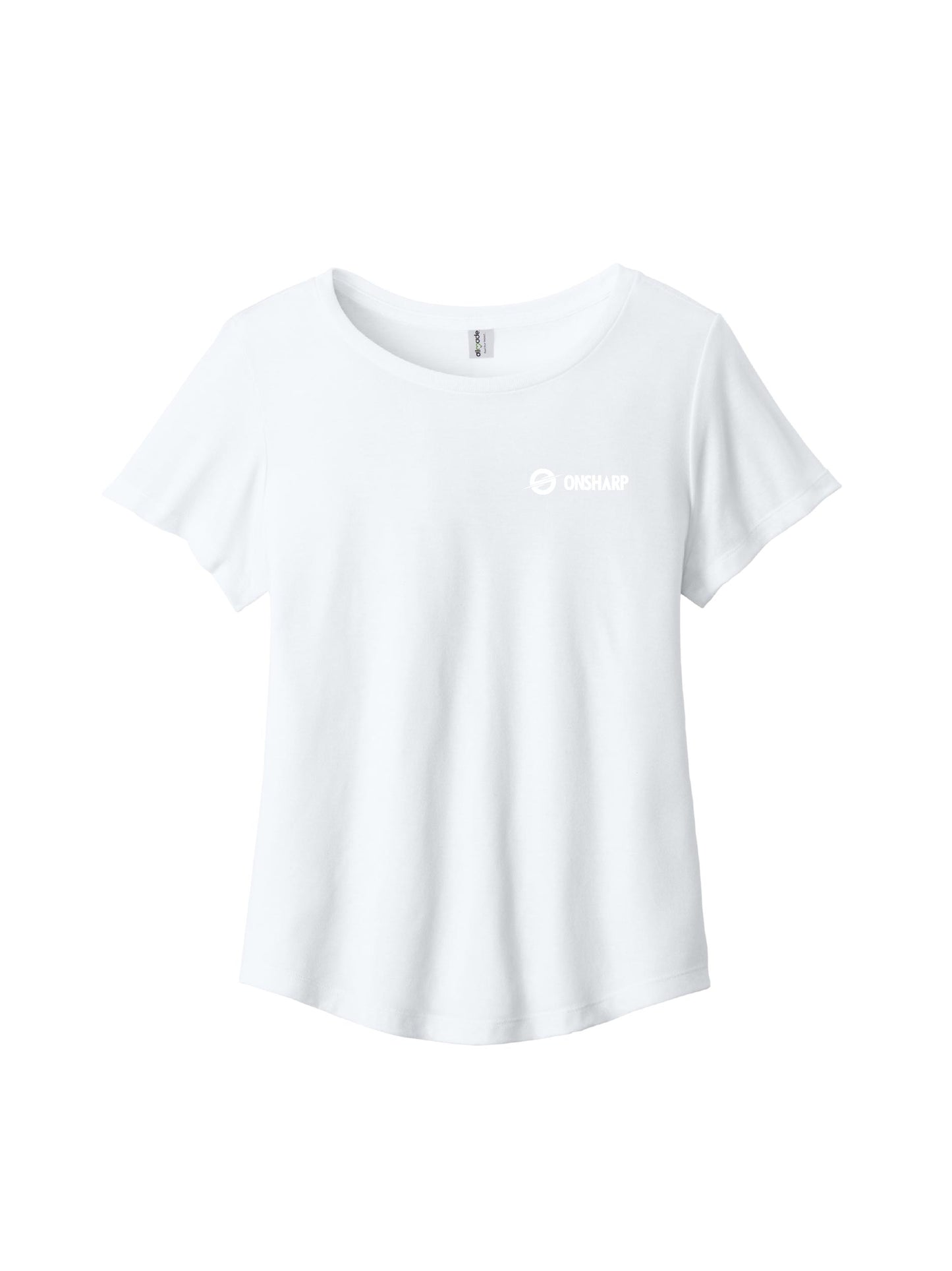 OS104. Allmade Women's Relaxed Tri-Blend Scoop Neck Tee