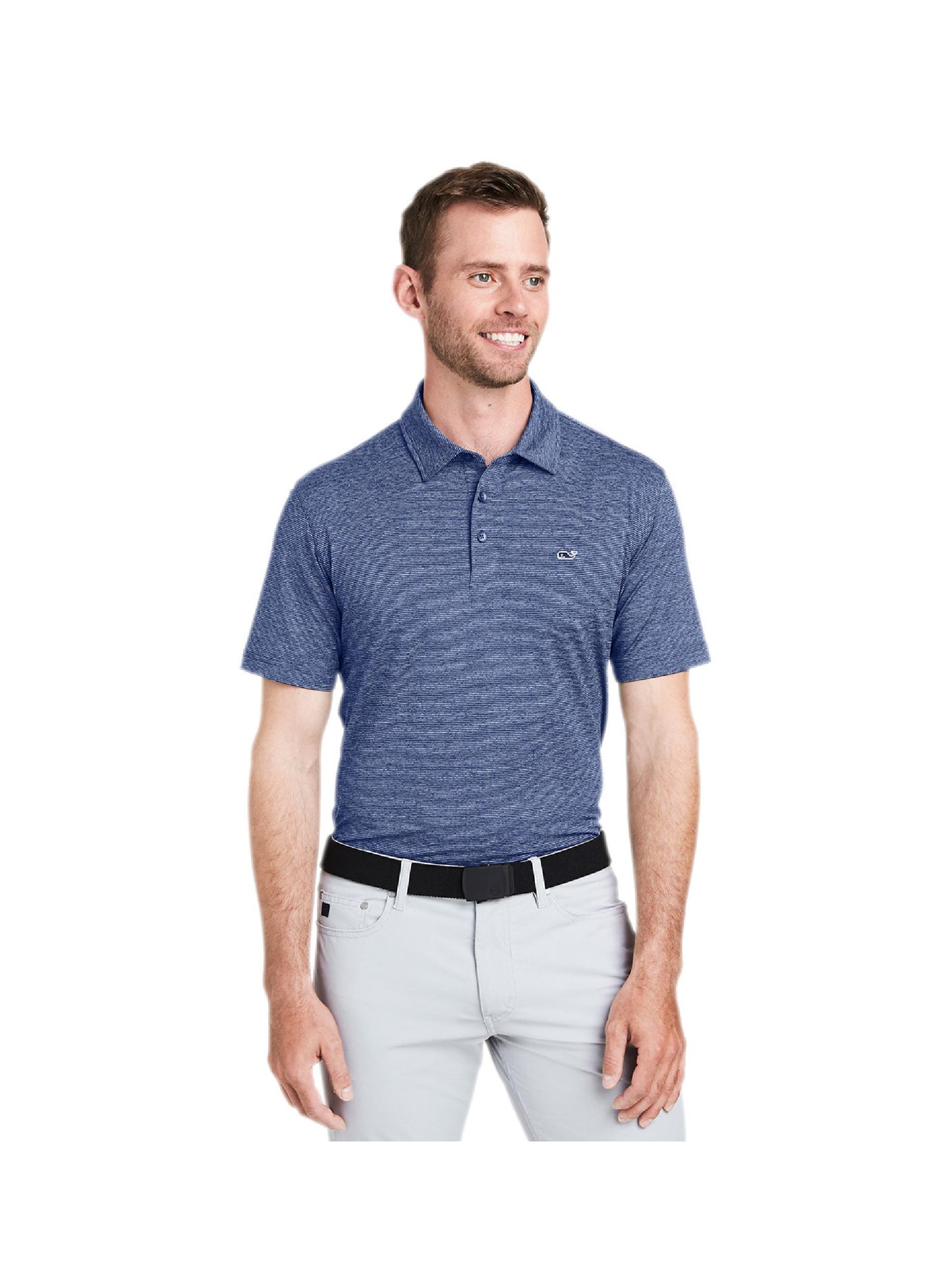 RDOT200. vineyard vines Men's Destin Stripe Sankaty Polo