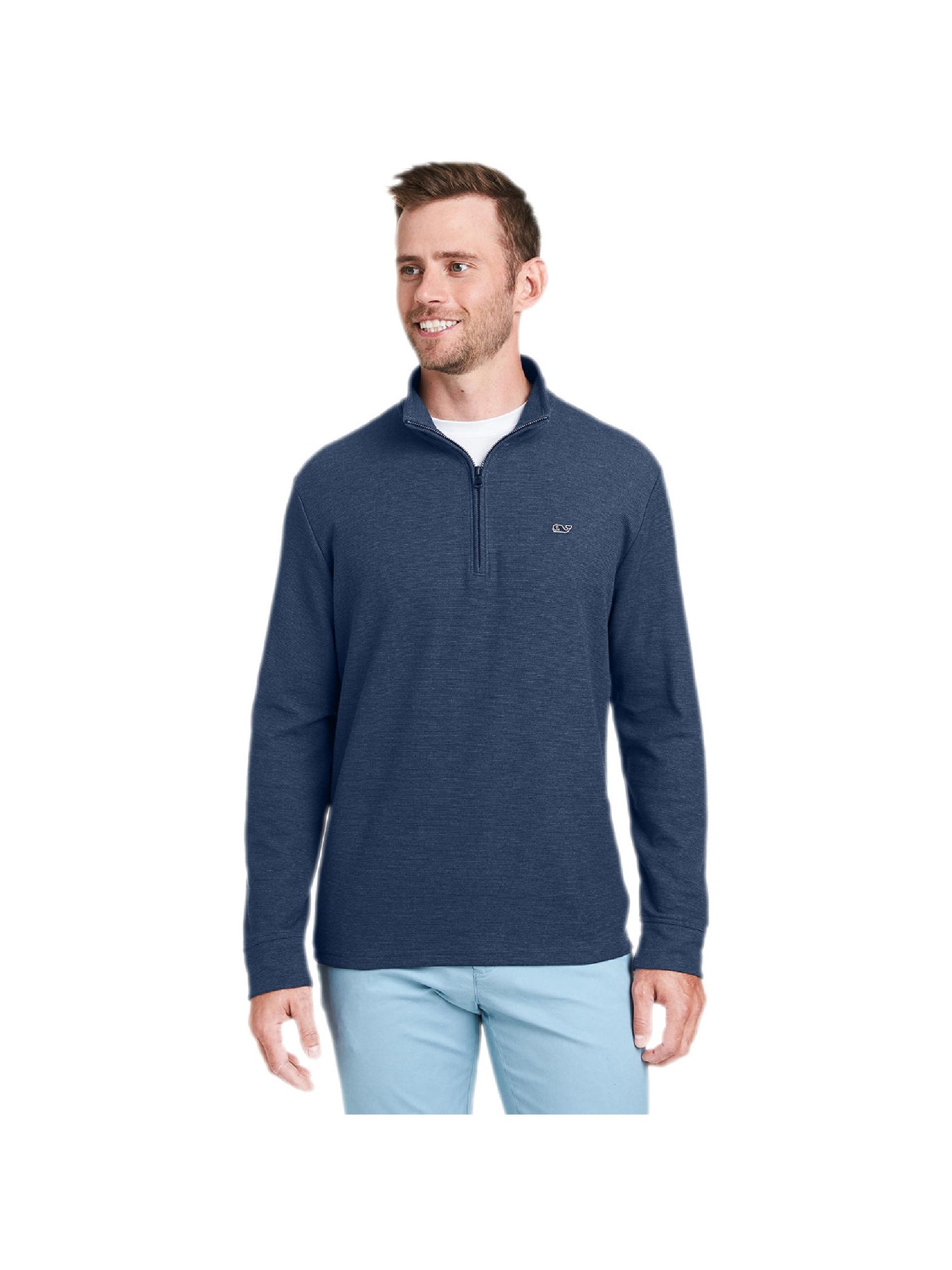 RDOT201. vineyard vines Men's Saltwater Quarter-Zip Pullover