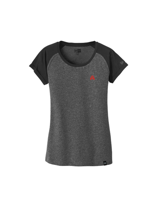 RR46-117. New Era Women's Heritage Blend Varsity Tee