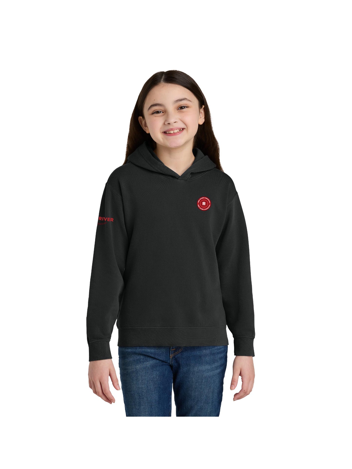 RRF303. Comfort Colors® Youth Lightweight Hooded Sweatshirt