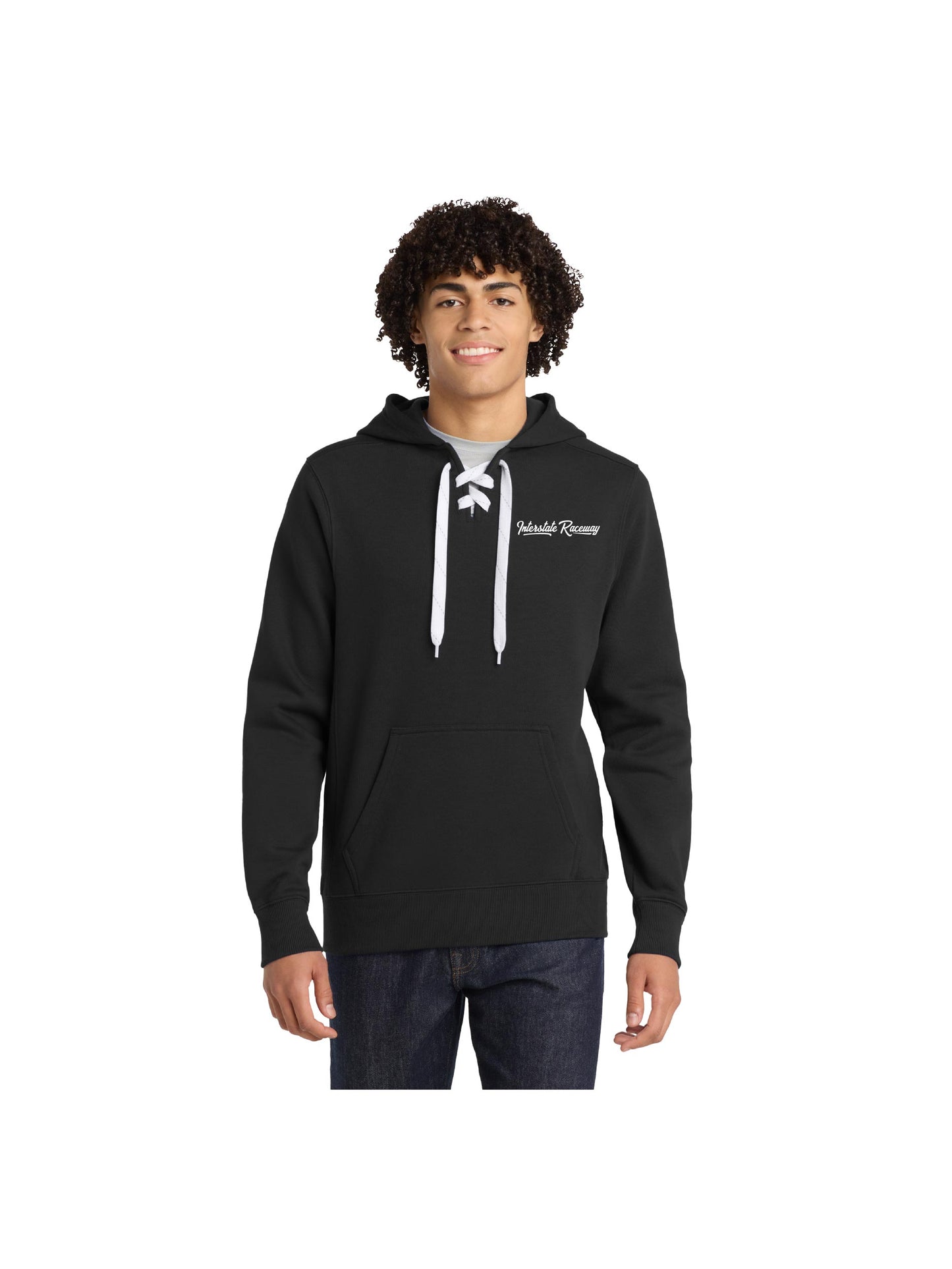IRR203. Sport-Tek® Lace Up Pullover Hooded Sweatshirt