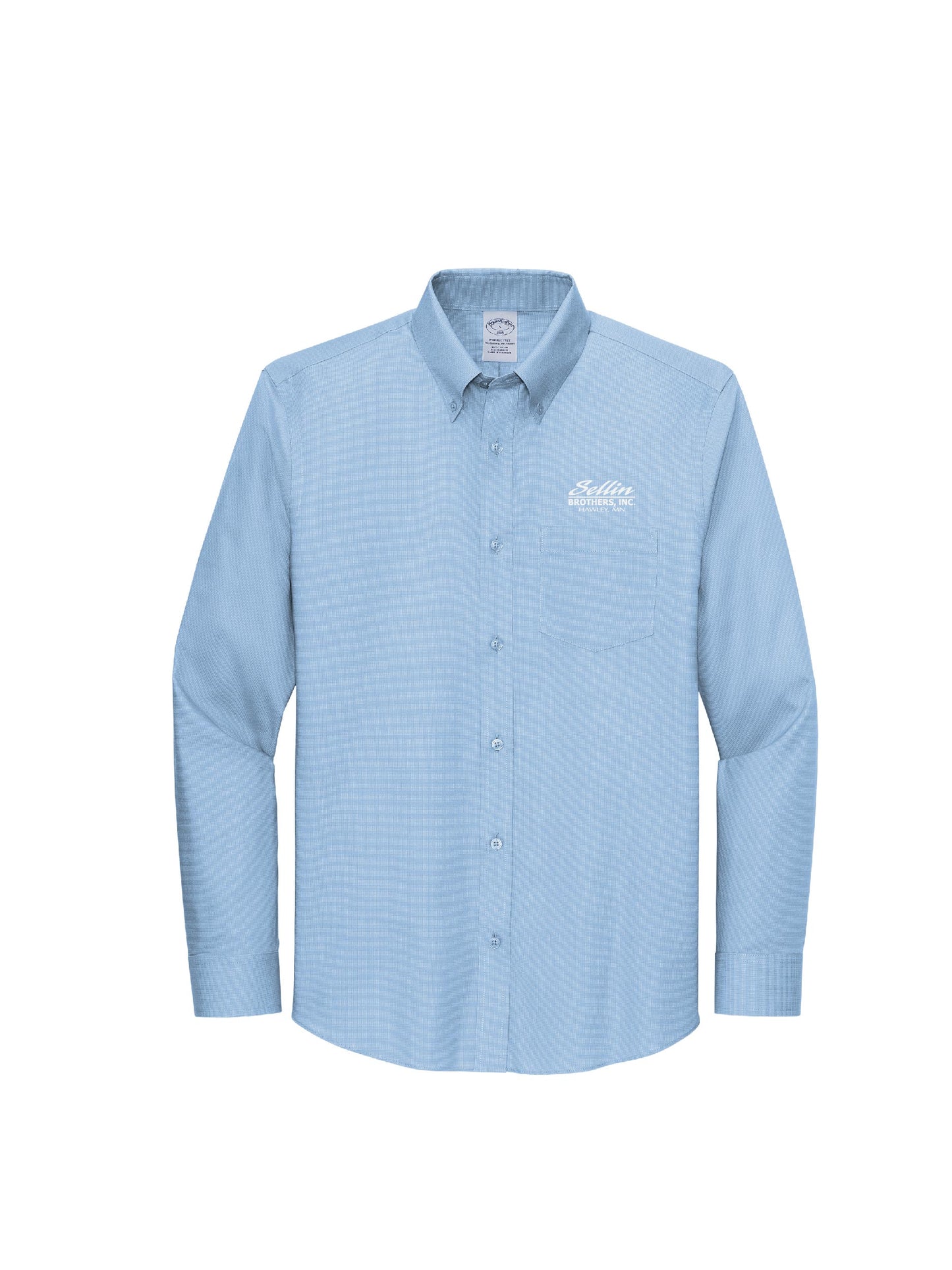 SBI103. Brooks Brothers Wrinkle-Free Stretch Nailhead Shirt