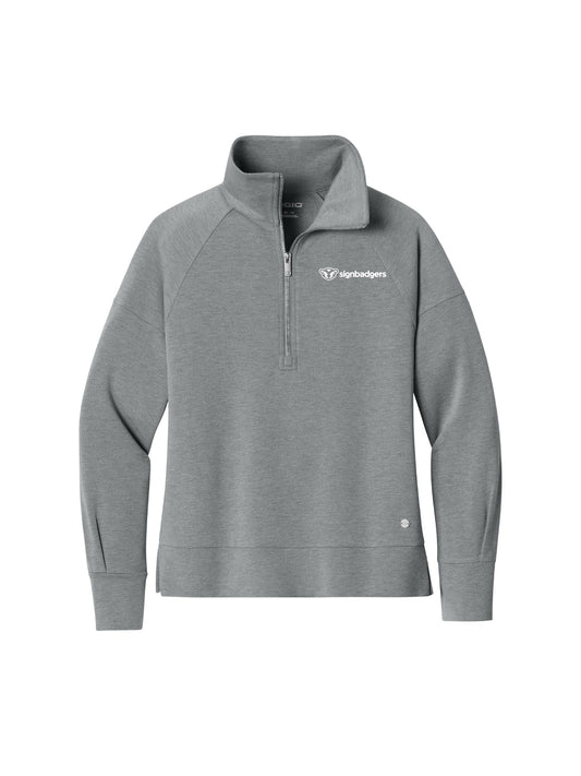 SB101. OGIO Women’s Luuma 1/2-Zip