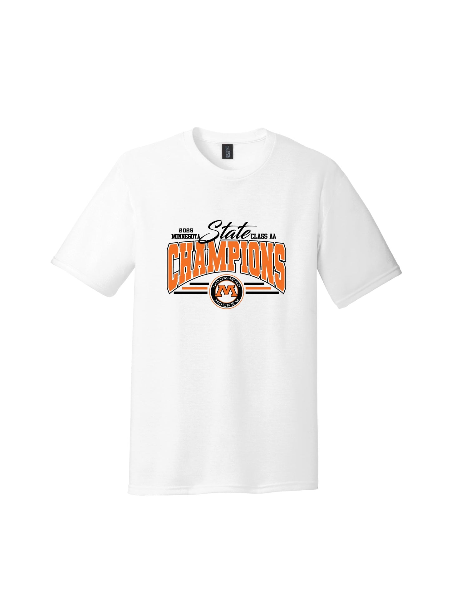 MSH301. "Moorhead Spuds Champion" District ® Perfect Tri ® Tee