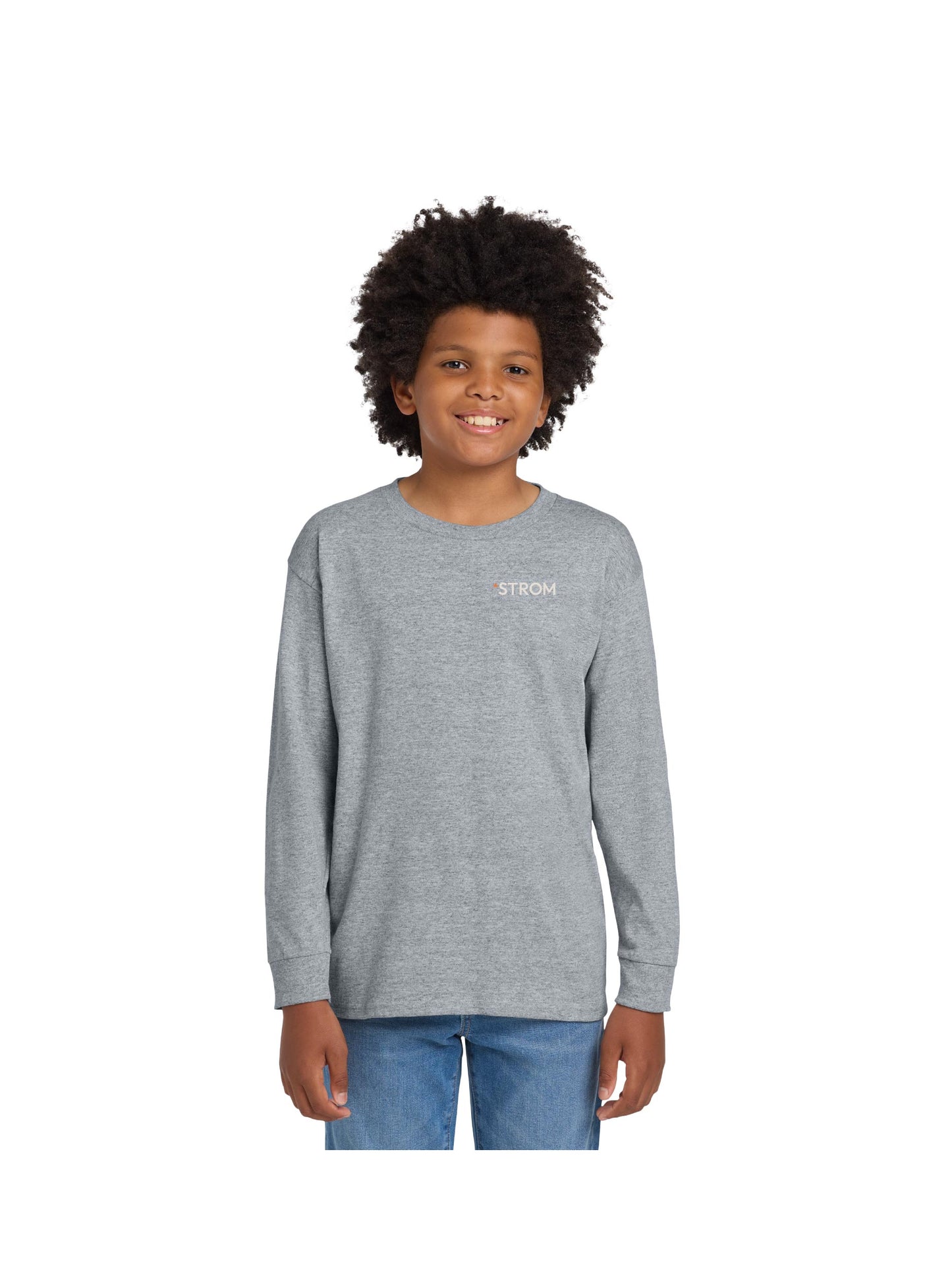 SA401. Gildan® Youth Heavy Cotton™ 100% Cotton Long Sleeve T-Shirt.