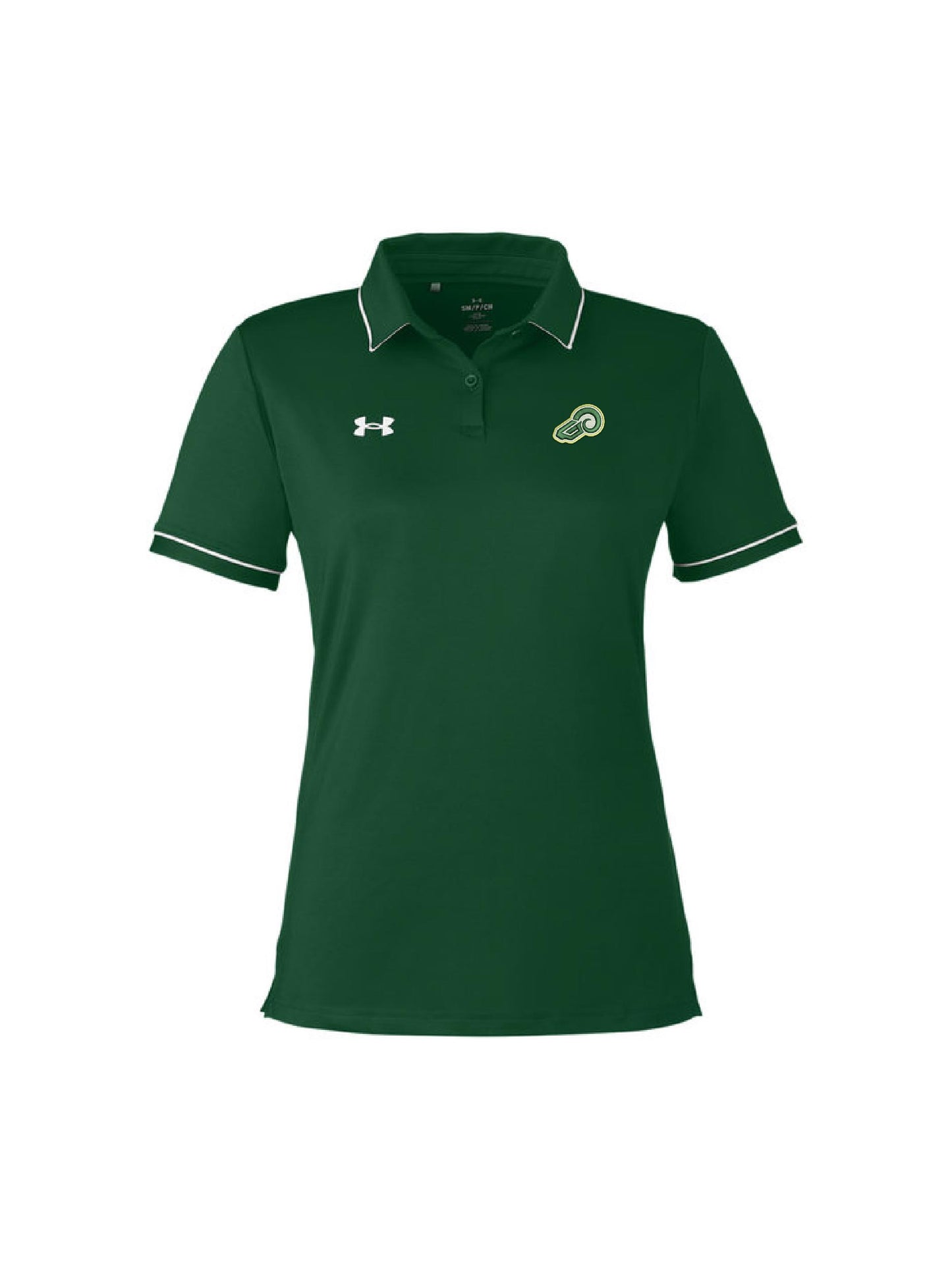 TG113. Under Armour Ladies' Tipped Teams Performance Polo