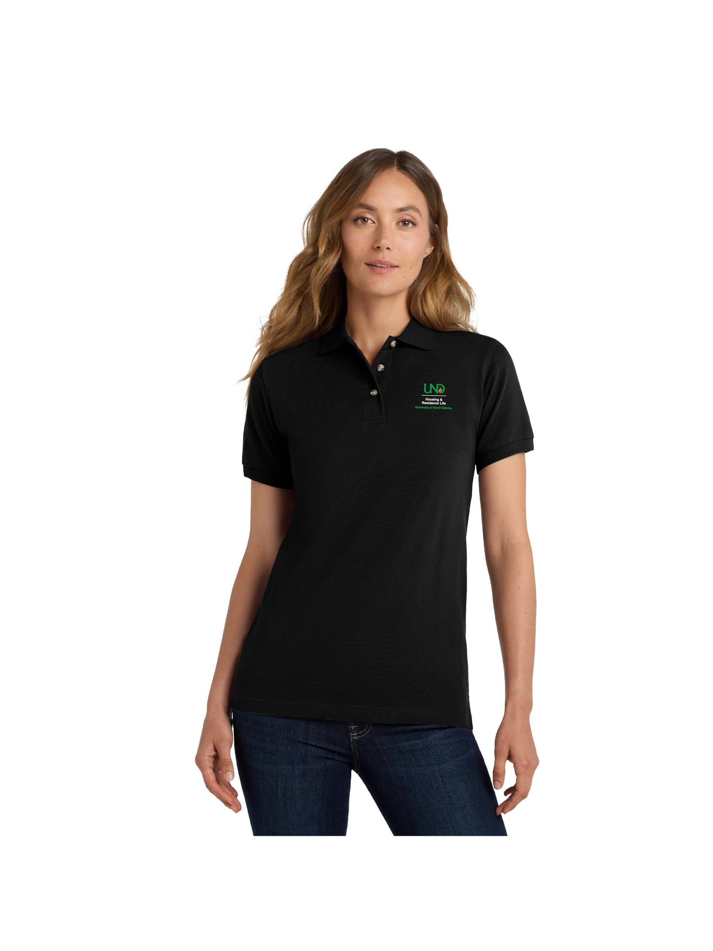 UND109. Port Authority® Ladies Heavyweight Cotton Pique Polo
