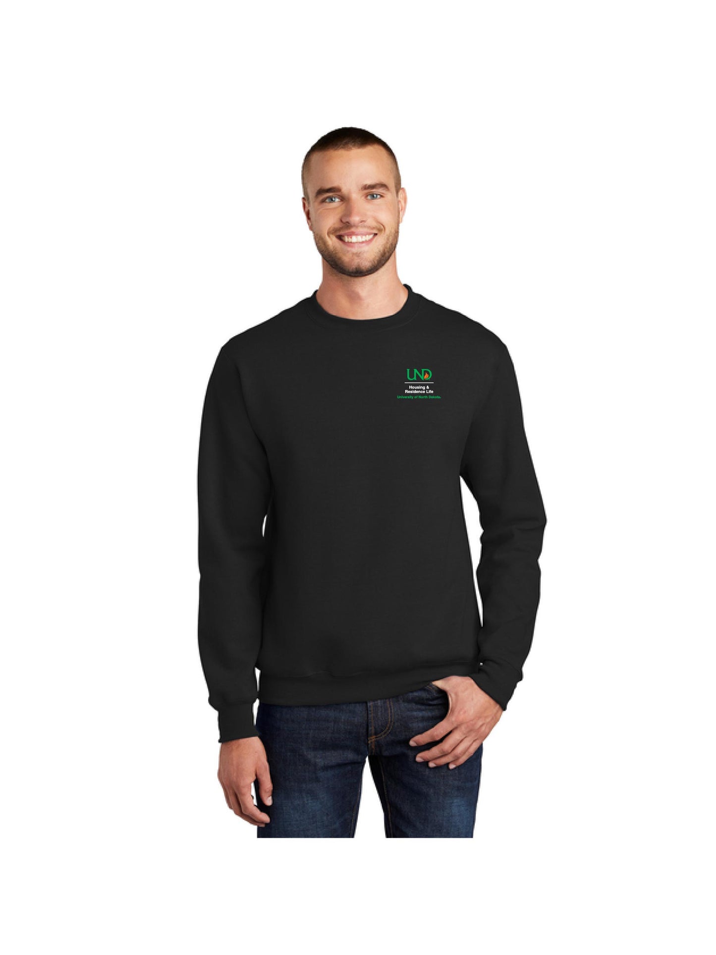 UND204. Port & Company® - Essential Fleece Crewneck Sweatshirt