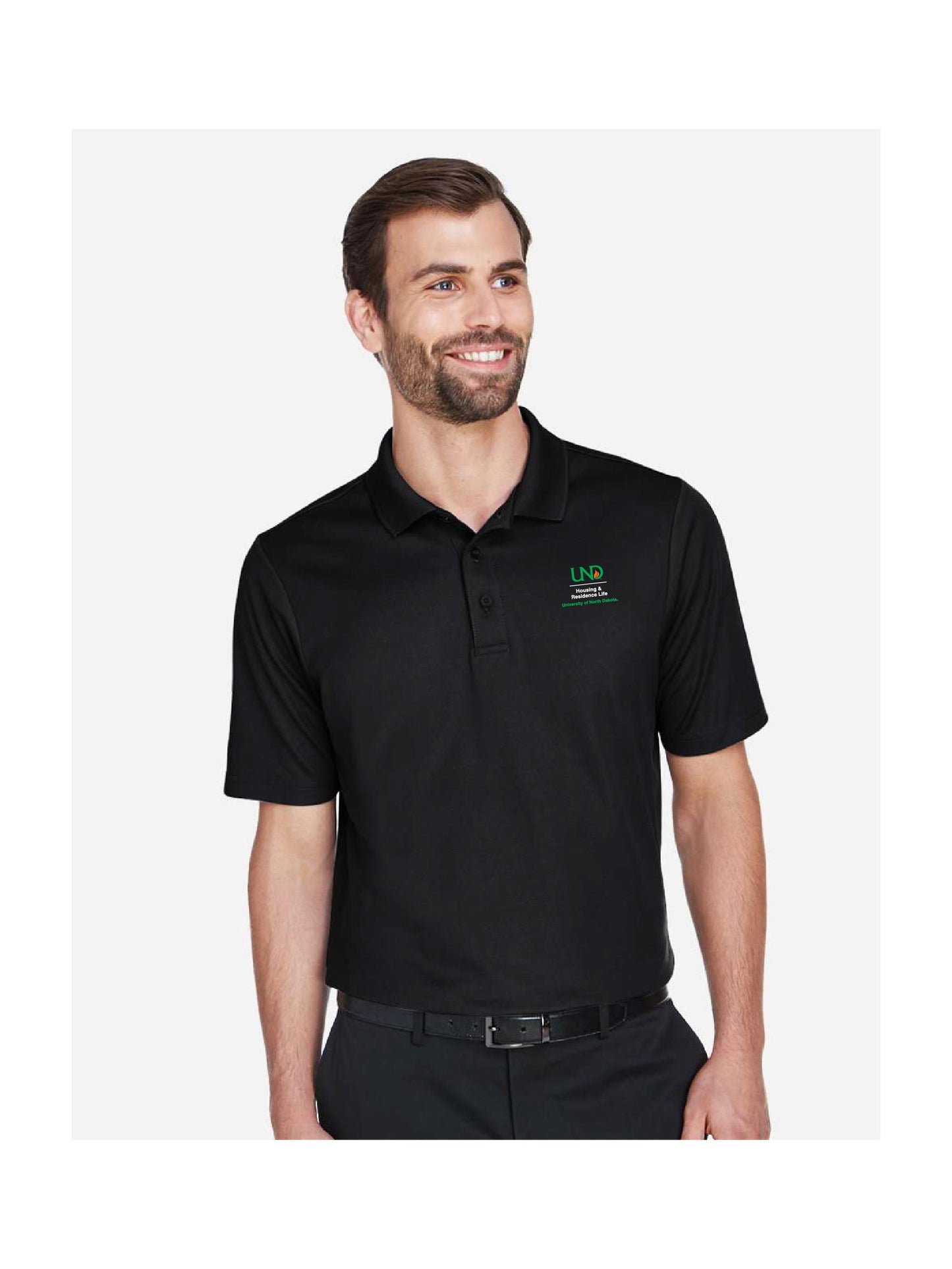 UND248. Men's CrownLux Performance Plaited Polo
