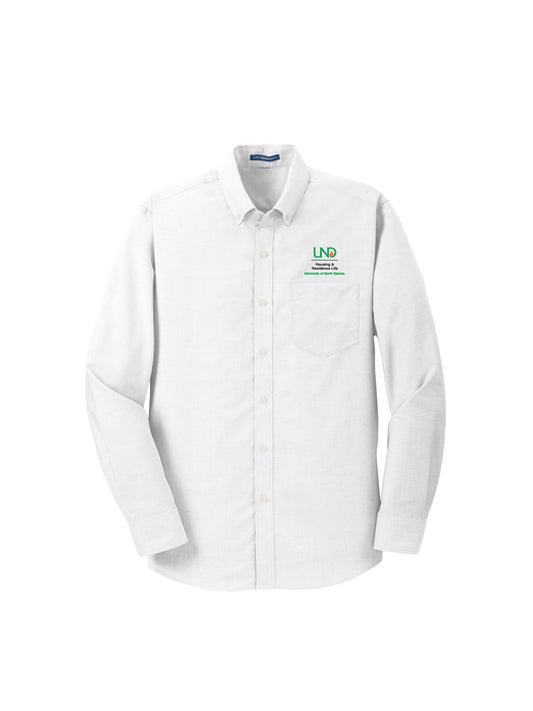 UND256. Port Authority SuperPro Oxford Shirt