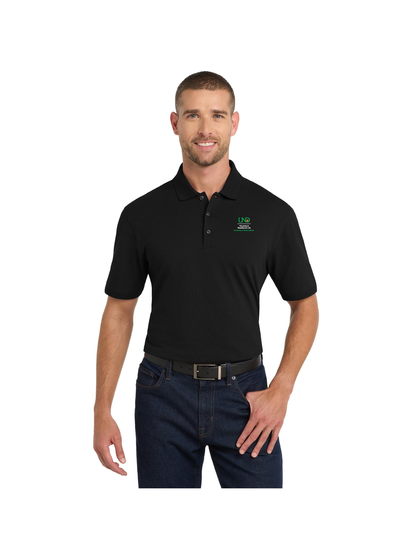 UND218. Port Authority® EZCotton™ Polo