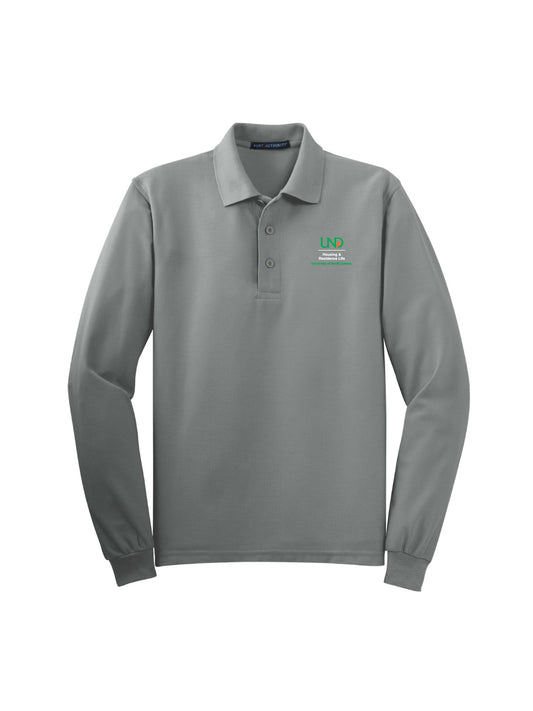 UND225. Port Authority® Tall Silk Touch Long Sleeve Polo