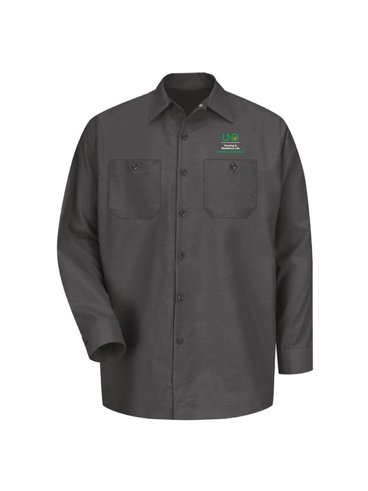 UND227. Red Kap® Industrial Long Sleeve Work Shirt