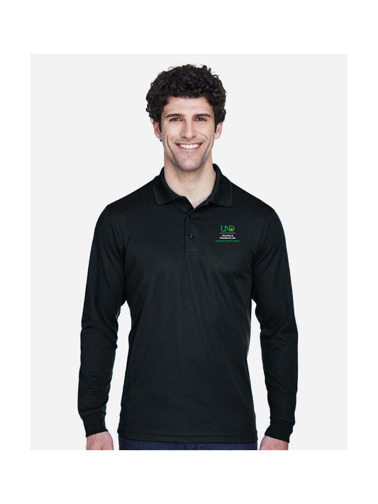 UND235. Tall Pinnacle Performance Long Sleeve Piqué Polo