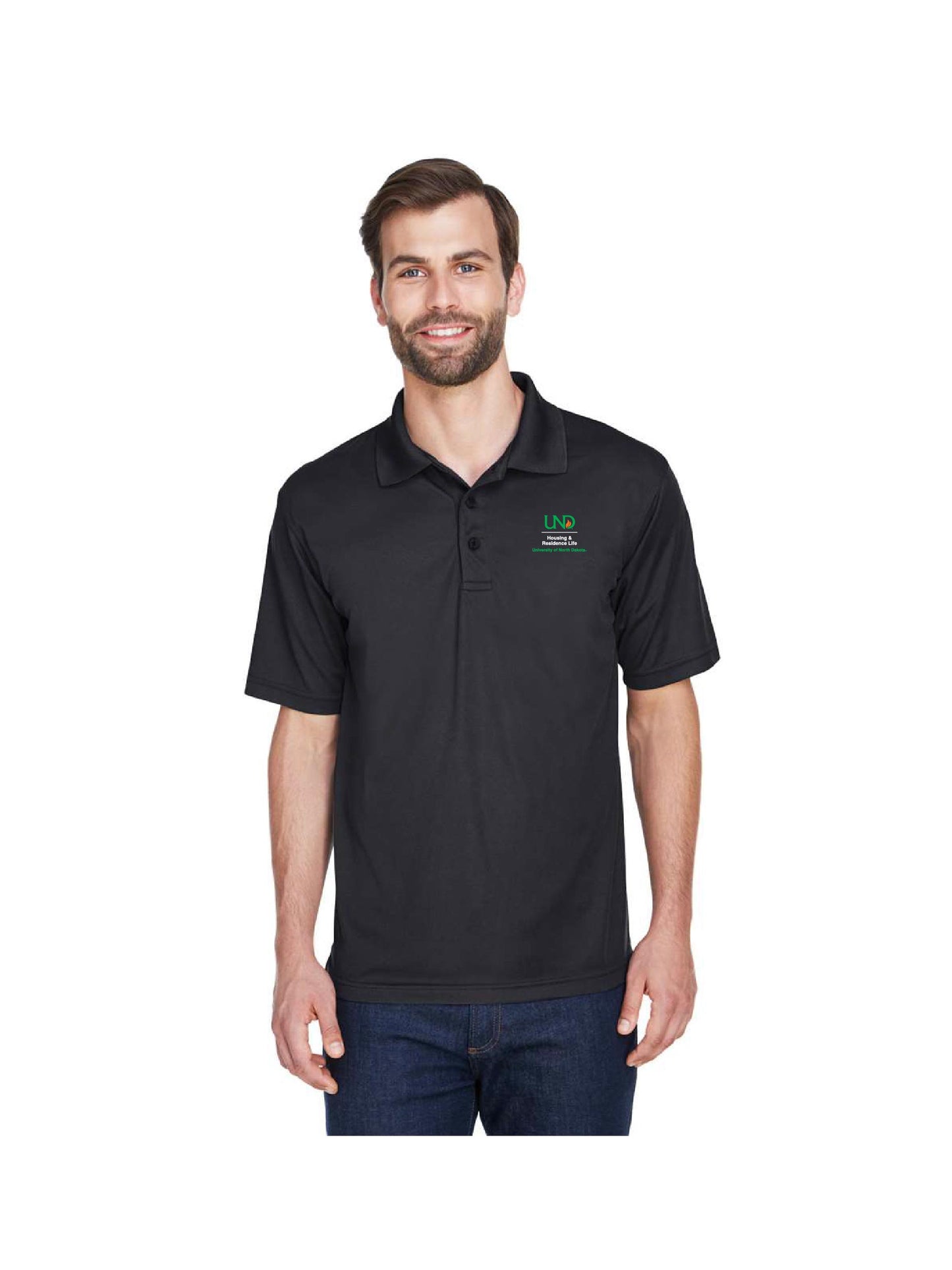 UND241. UltraClub Men's Tall Cool & Dry Mesh Piqué Polo