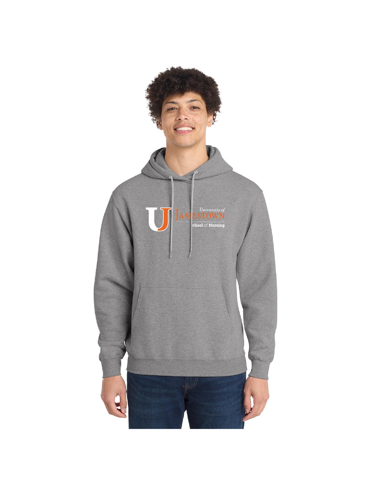 UJN303. Port & Co™ Core Fleece Pullover Hooded Sweatshirt