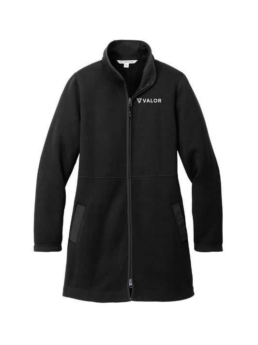 VC224. Port Authority® Ladies Arc Sweater Fleece Long Jacket