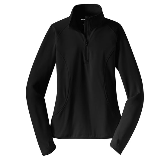 SLD102. Sport-Tek® Ladies Sport-Wick® Stretch 1/2-Zip Pullover.