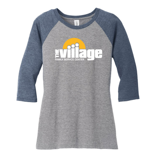 VFSC112. District ® Women’s Perfect Tri ® 3/4-Sleeve Raglan