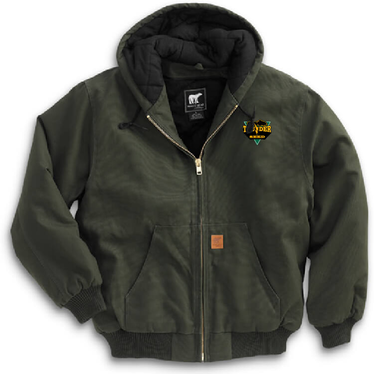 TSUS114. Men's Cotton Duck Hooded Jacket