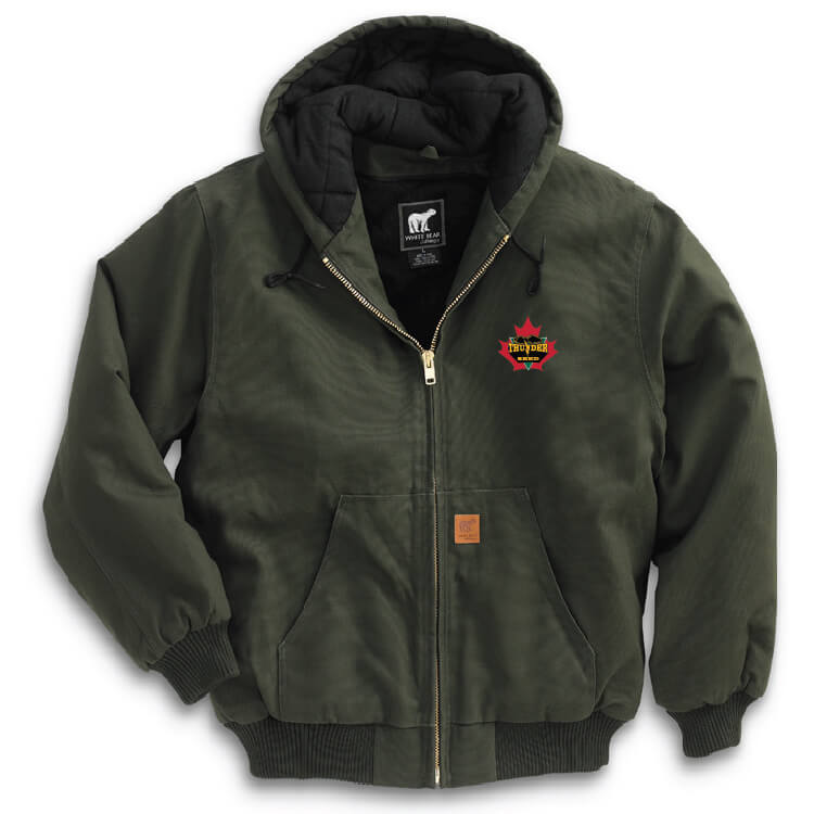 TSCA114. Men's Cotton Duck Hooded Jacket