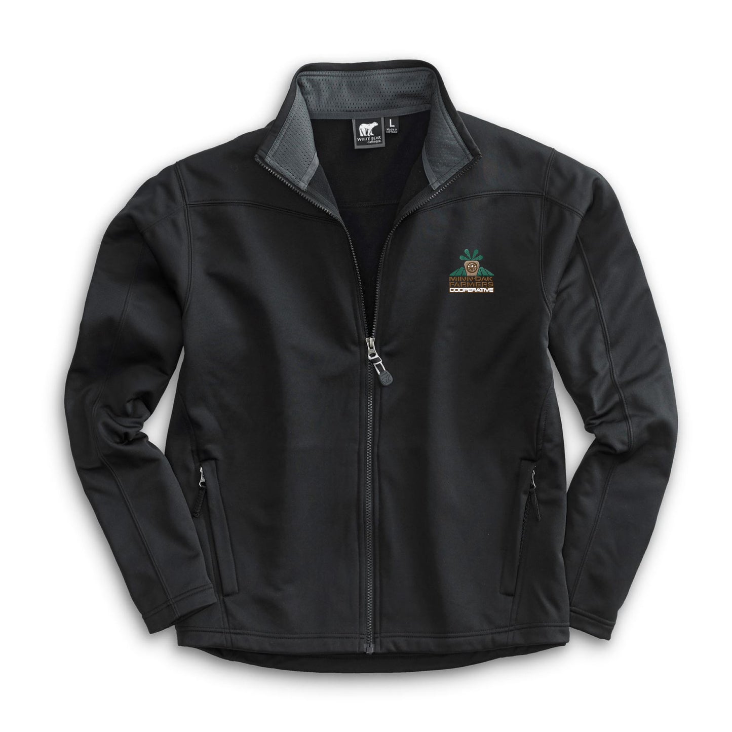 MNDK200. White Bear Men's Soft Shell Jacket