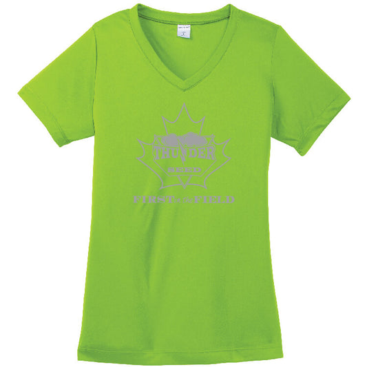 TSCA200. Ladies' PosiCharge V-Neck Tee