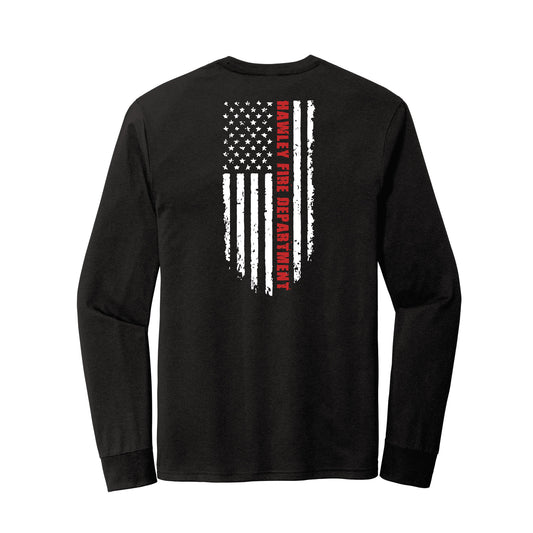 HFD202. District® Perfect Tri® Long Sleeve Tee