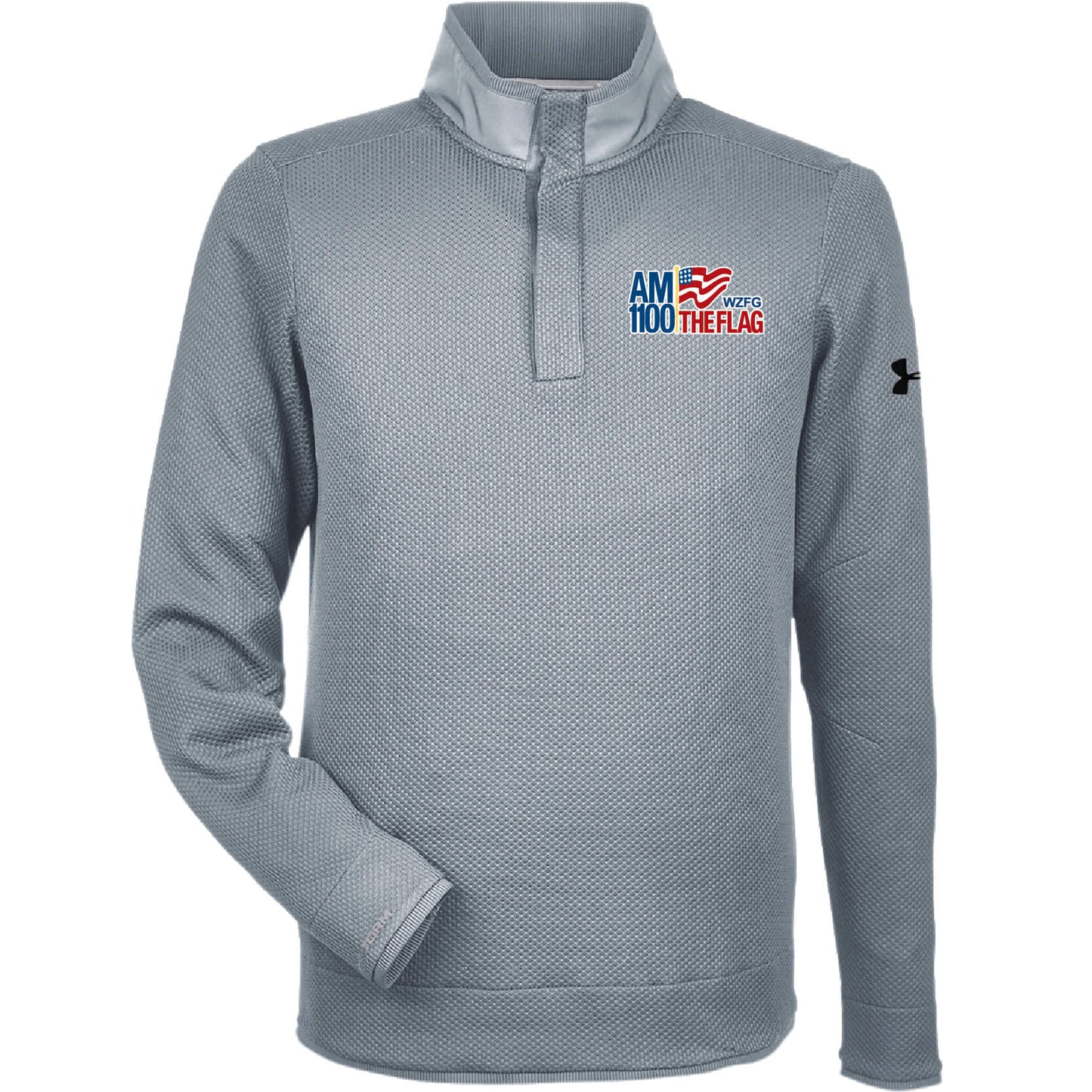 FLAG203. Men's Under Armour Corporate Quarter Snap Up Sweater Fleece