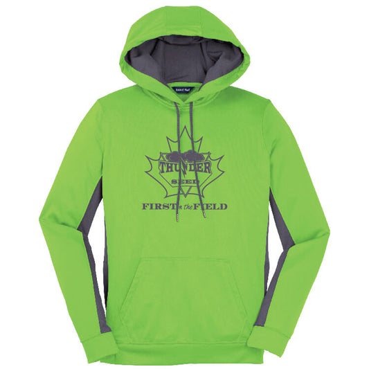 TSCA207. Ladies' Fleece Colorblock Hoodie