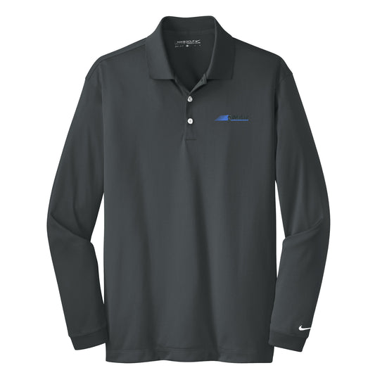 HPI215. Nike Tall Long Sleeve Dri-FIT Stretch Tech Polo