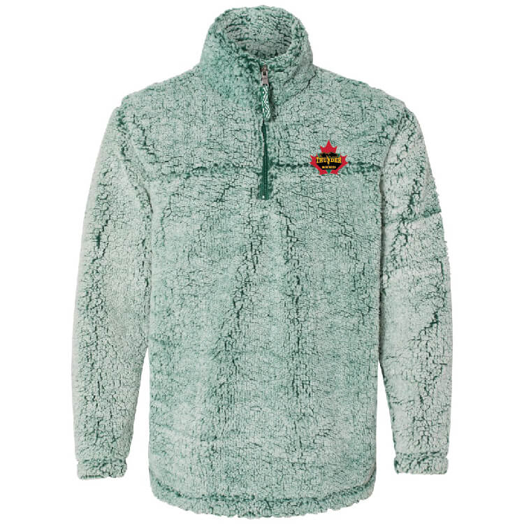 TSCA215. Ladies' Sherpa ¼-Zip Pullover