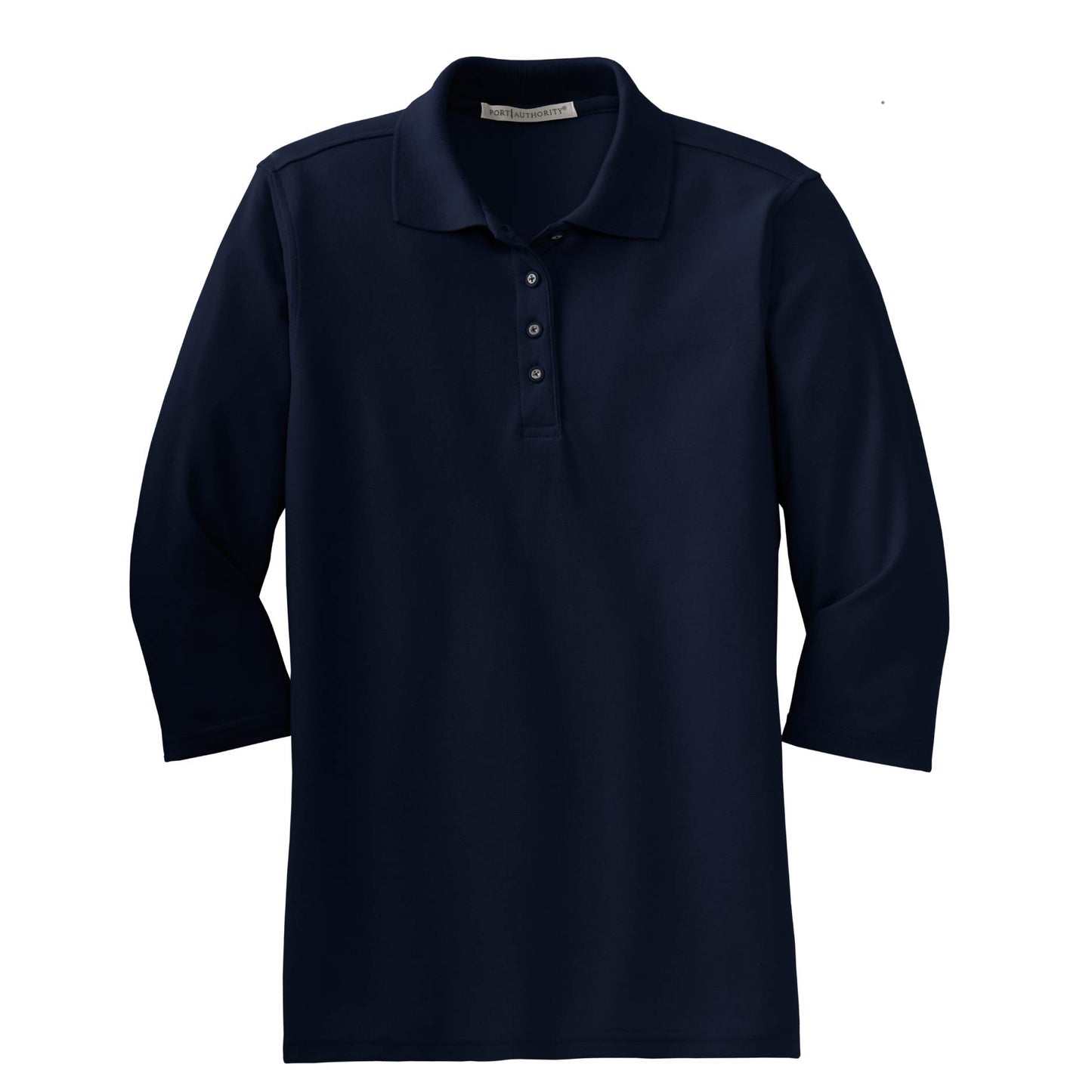 CC217. Port Authority® Ladies Silk Touch™ 3/4 Sleeve Polo Shirt