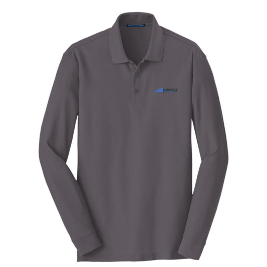 HPI221. Port Authority® Long Sleeve Core Classic Pique Polo