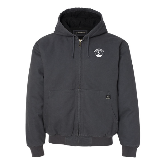 IBI403. Dri Duck Men's Hooded Boulder Cloth Jacket