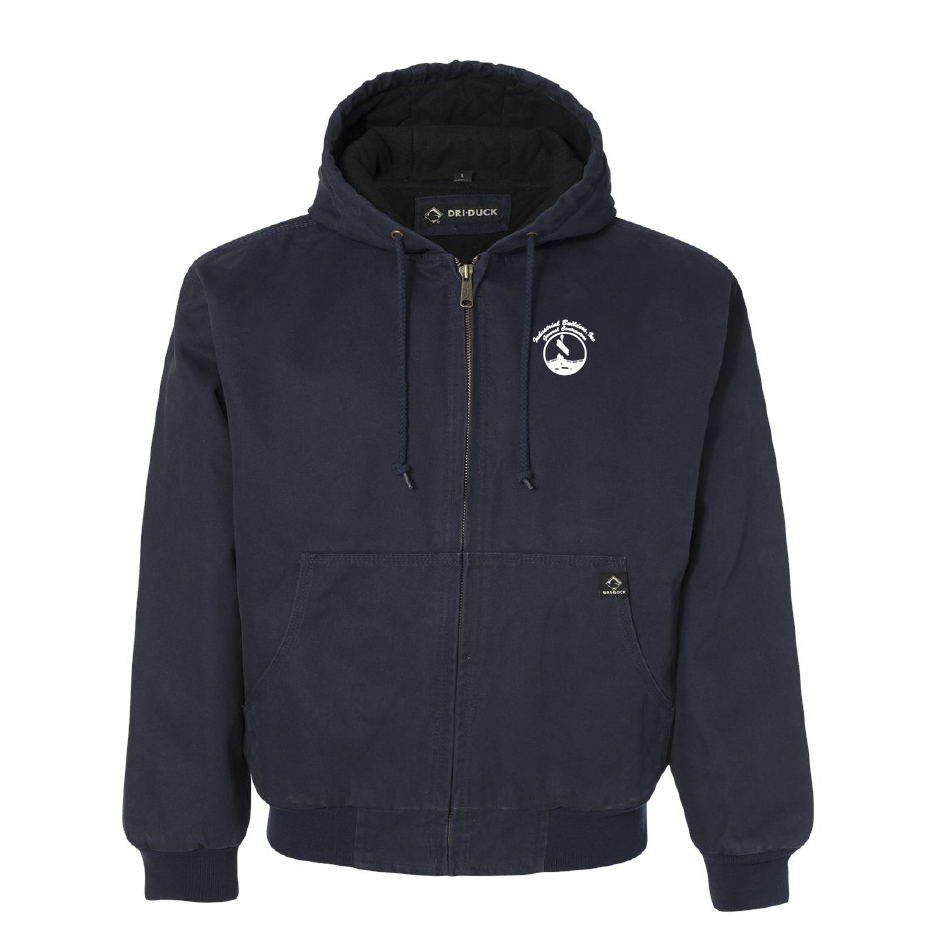 IBI403. Dri Duck Men's Hooded Boulder Cloth Jacket