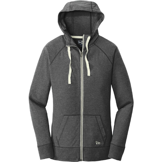 BYTE113. Women's New Era® Sueded Cotton Blend Full-Zip Hoodie
