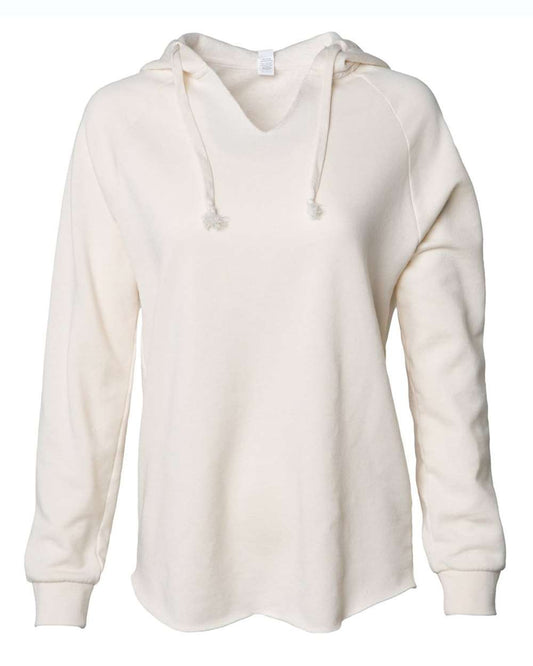 XA210. Independent Trading Co. - Women’s Lightweight California Wave Wash Hooded Sweatshirt
