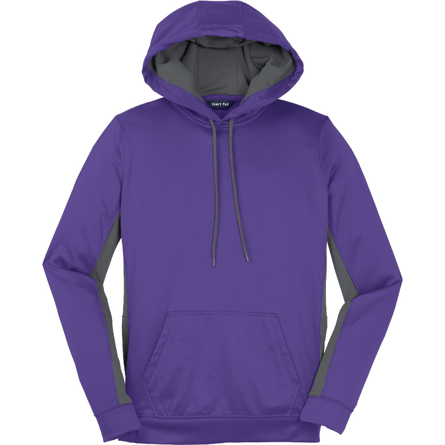 BYTE114. Women's Sport-Tek® Sport-Wick® Fleece Colorblock Hooded Pullover