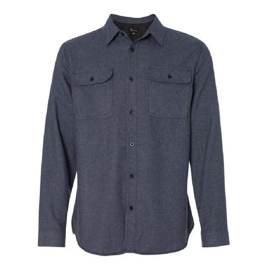 WYS225. Burnside Long Sleeve Solid Flannel Shirt
