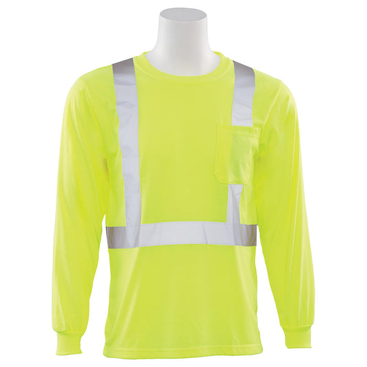 SBI107. Long Sleeve T-Shirt with Reflective Tape