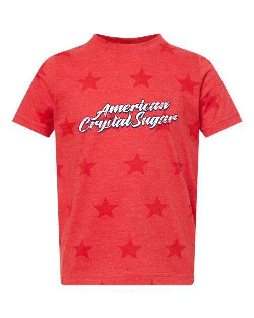 ACS435. Toddler Five Star Shirt