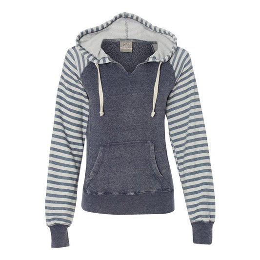 ACS116. Women's Fleece Sanded Piper Hooded Sweatshirt
