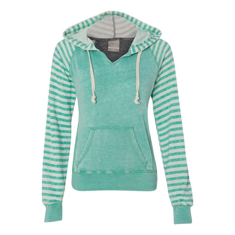 ACS116. Women's Fleece Sanded Piper Hooded Sweatshirt