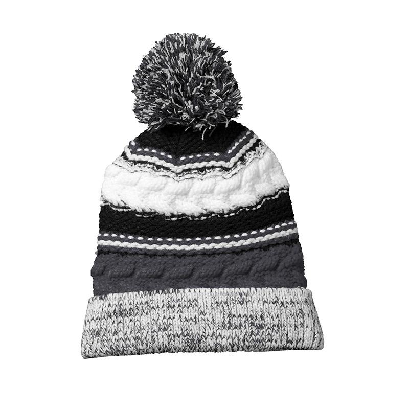 SST504. Sport-Tek® Pom Pom Team Beanie