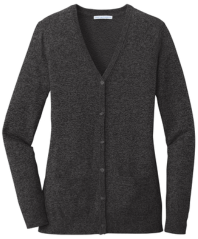 VFSC107. Women's Port Authority® Marled Cardigan Sweater