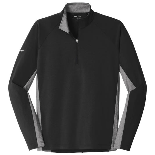 IBI213. Men’s Sport-Tek Sport-Wick Stretch Contrast 1/2-Zip Pullover