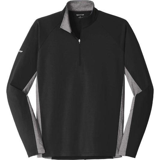 GC126. Men's Sport-Tek® Sport-Wick® Stretch Contrast 1/2-Zip Pullover