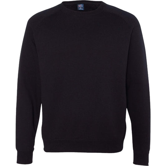 GC130. Men's Independent Trading Co. Fitted Raglan Crewneck Sweatshirt
